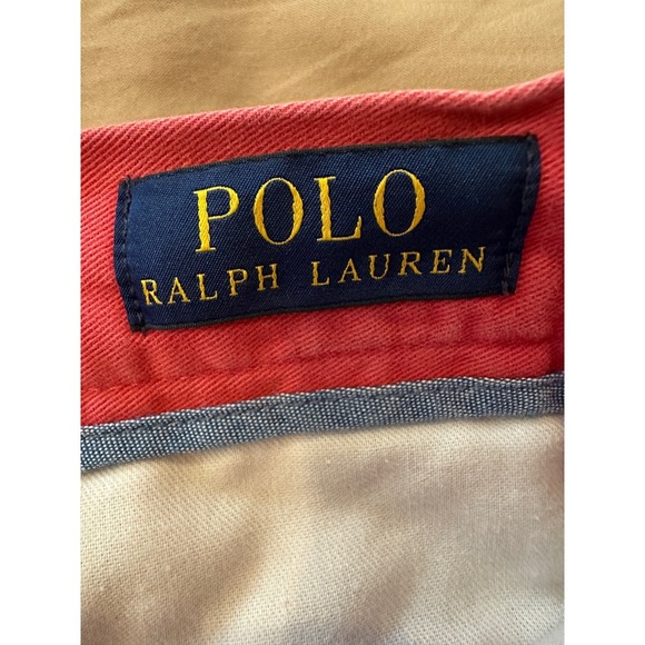Salmon Colored POLO Ralph Lauren Chino Shorts Classic Fit Casual 9" sz 32 - Picture 4 of 7